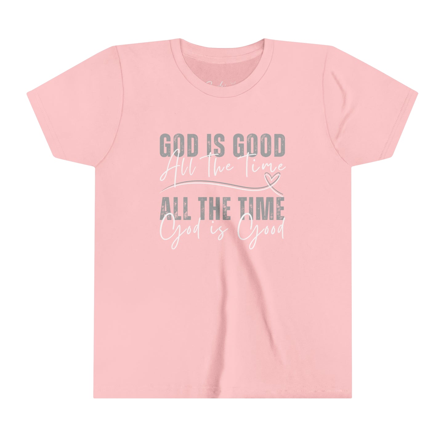 God is Good Heart Youth T-Shirt