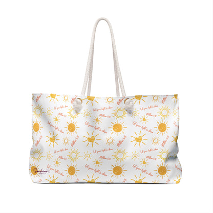 Let Your Light So Shine Weekender Bag