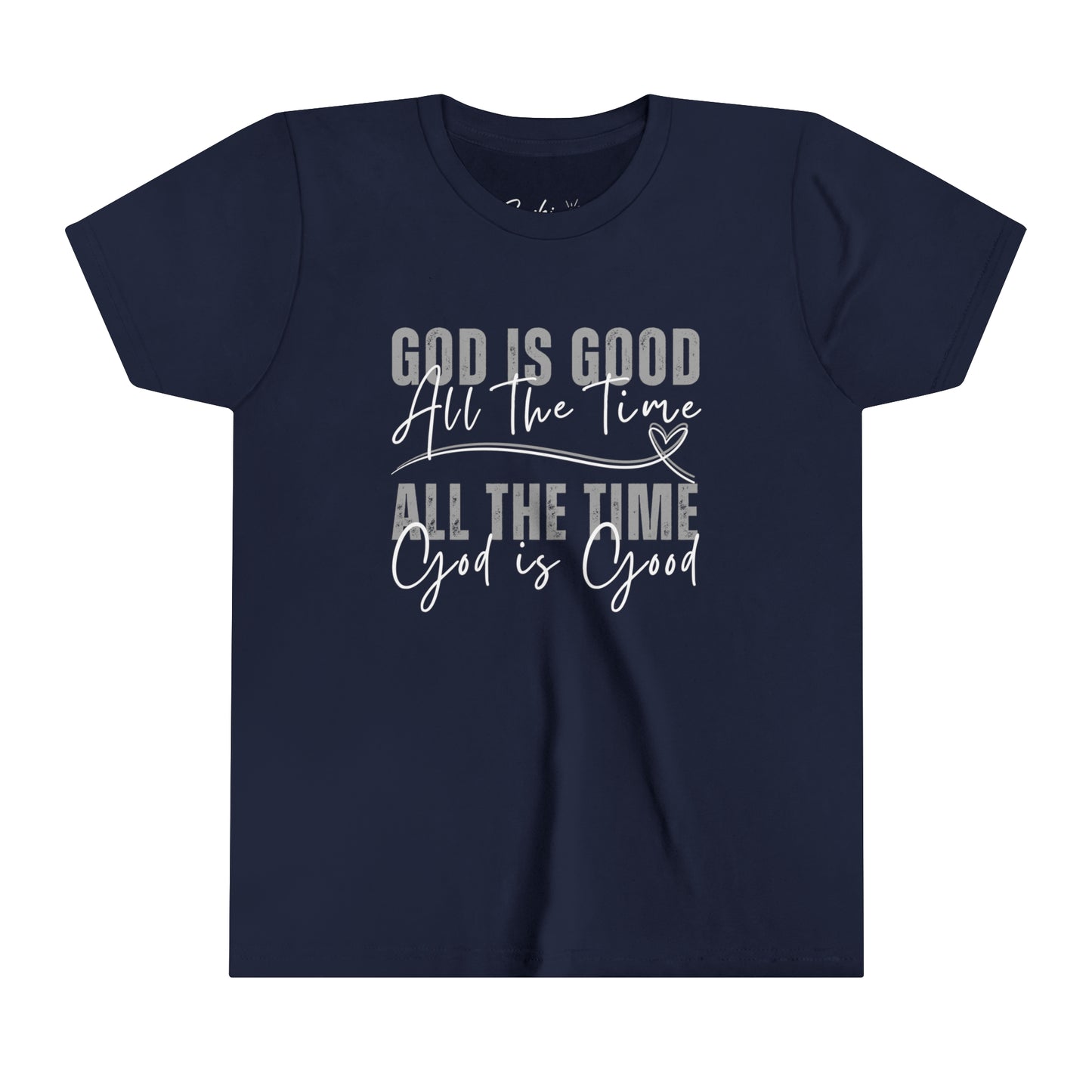 God is Good Heart Youth T-Shirt