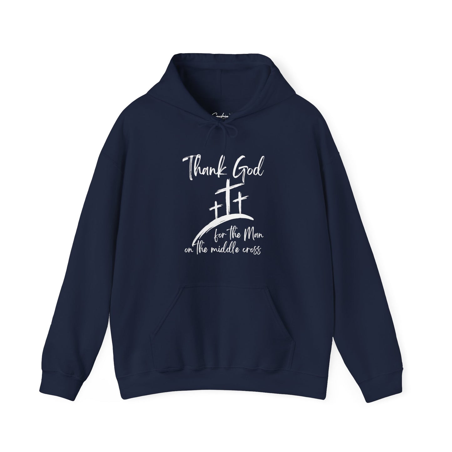 Man on the Middle Cross Hoodie