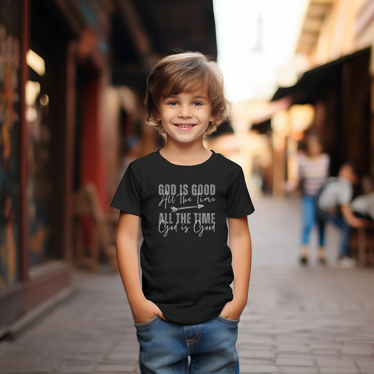 God is Good Arrow Youth T-Shirt