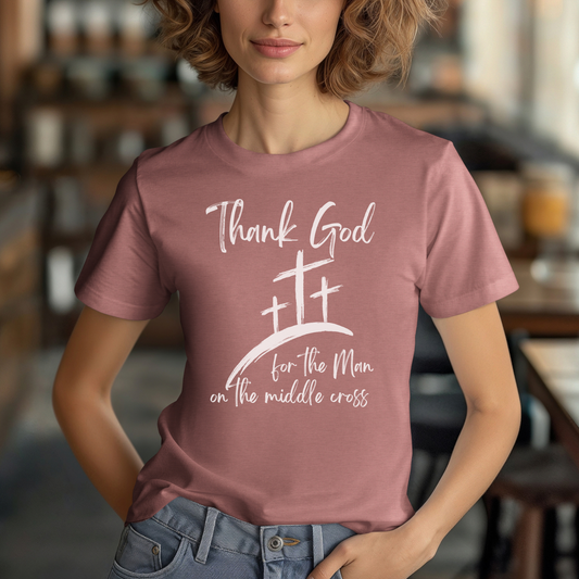 Man on the Middle Cross T-Shirt
